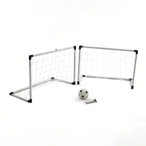 JH Portable Hose Soccer Goal Tool-Free Assembly Portable Foldable Design for Backyard Park Indoor Outdoor Training