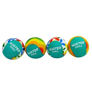 Jacquard patterned Inflatable Rubber Water Ball Sandbag Multi player Interactive Floating Ball for Ages 0 24 Months
