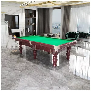 Jianying Indoor Customized Marble 9ft Snooker Billiards Table