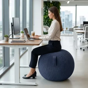 KR Yoga Ball Anti-Burst Stability for Office Posture Correction Fast Shipping in 7 Days