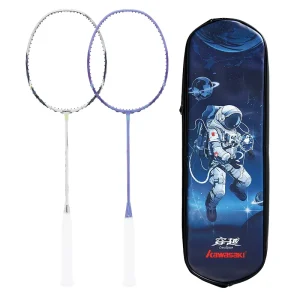 Kawasaki Superlight 5U Carbon Fiber Badminton Racket Professional 100% Graphite Racquet High Tension Training Series