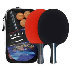 Kids Adults Sport Training Ping Pong Table Tennis Rackets with 3balls