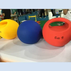 Kids Athletics Kit 550g Soft Kettle Medicine Ball with Educational Training Handle School Sports Equipment
