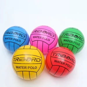 Kids Inflatable 9 Inch Rainbow Bouncing Toy Ball PVC Colorful Volleyball Football Toy Ball