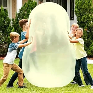 Kids Outdoor Fun Party Game Soft Inflatable Elastic Water Filled Bubble Ball Summer Gift Children’s Air Balloon Toy