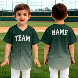 Kids Softball Baseball Uniform Custom Youth Baseball Jersey Shirts for Team Sports and Competitive Play