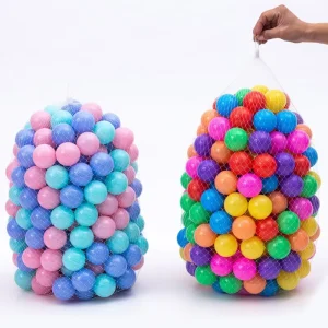 Kids Sports Toy Plastic Multi-Color Elastic Ocean Balls Thickened Macaron Ball Pool for Play