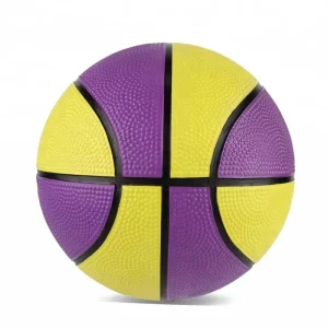 Kids Sports Toy Promotional Colorful Ball Rubber Basketball Ball