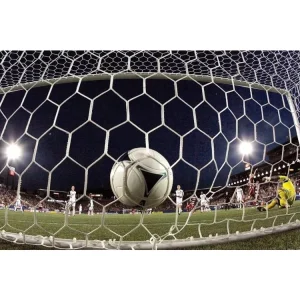 Knitted Nylon Sport Court Fence Net With PP PE Football Soccer Ball Net Plastic Sports Nets
