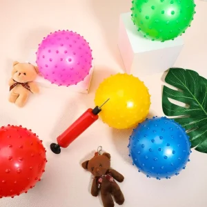 Knobby Balls Sensory Balls And Spiky Massage For Kids Stress Relief Fun Bouncy Ball Party Favors