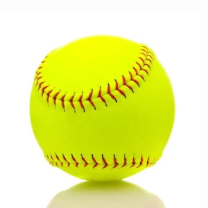 LJ Sports S-017 12-Inch Leather PK Cork Fluorescent Color Durable Handmade Slow Pitch Softballs Custom Logo Adult