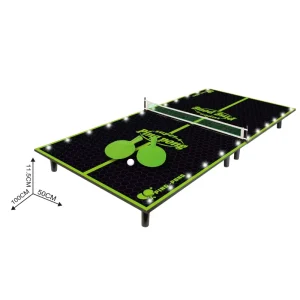 LKTOYS Indoor Games Sports Portable Woodwork Table Tennis with Lights Play Pingpong Games for Children and Families