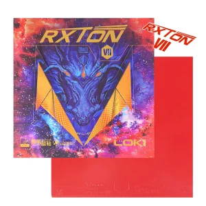 LOKI RXTON 7 ITTF Approved Rubber Pingpong Red Black Professional Table Tennis Racket Rubber