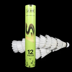 LS100 Professional Lightweight Duck Feather Badminton Training Ball Excellent Control Optimal Balance Clear Feedback