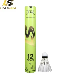 LS100 Professional Lightweight Duck Feather Badminton Training Ball Excellent Control Optimal Balance Clear Feedback