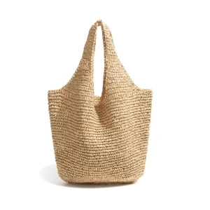 Lady Bags Beach Accessories Women s Tote Bags Eco Woven Crochet Portable Stylish Summer Travel Bag