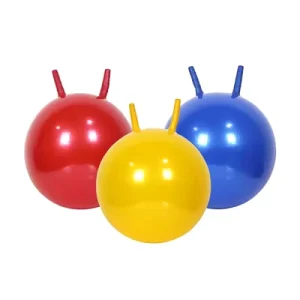 Large OEM PVC Inflatable Water Skip Ball with Handle Colorful Hopper Bounce Ball for 2 13 Years Old Unisex