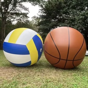 Large Outdoor Sports Fun PVC Inflatable Beach Ball Padded Giant Volleyball for Adults and Children Toys for Basketball Fans