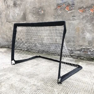 Large Size 9*5ft Portable Indoor/Outdoor Foldable Soccer Goal with 420D Fabric & Fiber Glass Frame Red/Blue Options