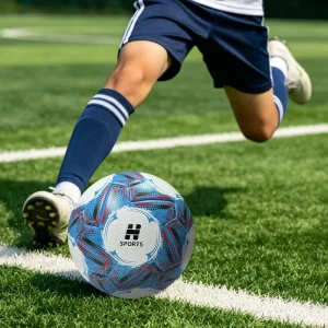 Latest Design Professional Thermal Bonded PU Leather Soccer Ball Size 5 Customizable Logo for Competition Training