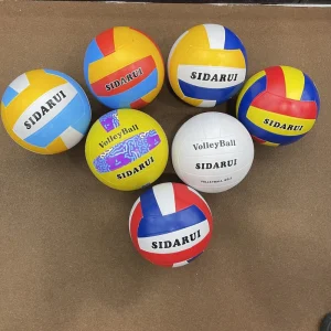 Latest Volleyball Ball Size 5 Soft Touch Material Rubber Factory Customized for Training
