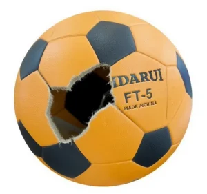 Leather Size 5 Soccer Ball Durable Wear Resistant 0.4-0.45kg Weight Customizable Color & Logo for Outdoor Training