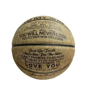 Leather Size 7 Durable Genuine Leather Basketball for Competitions Custom Adult Basketballs BB 004 1