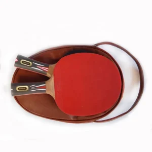 Leather Table Tennis Bat Case Table Tennis Racket Paddle Bag