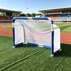 Lightweight Pop Up Foldable Soccer Goal 1.5x1m Portable Football Net for Youth Street Playground Games