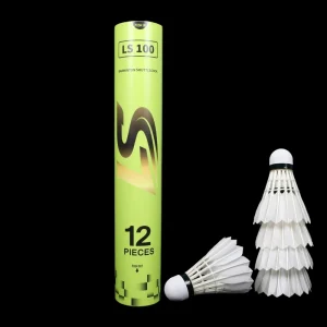 Lingshang LS100 Professional Lightweight Duck Feather Badminton Training Ball Excellent Control Optimal Balance Clear Feedback