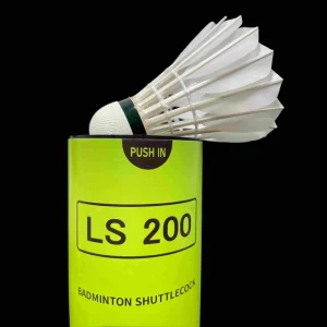 Lingshang LS200 Duck Feather Lightweight Professional Badminton Training Ball Excellent Control Optimal Balance Clear Feedback