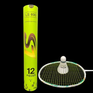 Lingshang LS600 Professional Lightweight Badminton Shuttlecock Sample Balls Goose Feather International Tournament Use. Consult