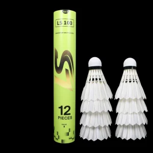 Lingshang Professional Duck Feather Lightweight Badminton Training Ball With Optimal Balance Quick Rebound Eco Friendly Design