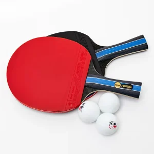 Long Table Tennis Racket Set with Rubber