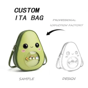 Low MOQ Itabag Supplier Custom Crossbody Ita Bag Backpack Cute Fruit Designs With Insert and Accessories