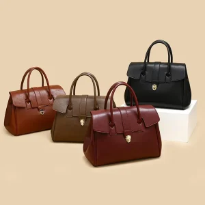 Luxury Design Women Handbag Purses Fashion 3pcs Set PU Zipper Polyester Solid Color Large Capacity Square Crossbody Shoulder Bag