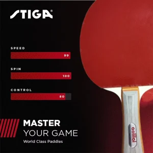 Luxury Ping Pong Bat High End Rubber and Blade for Discerning Players