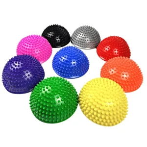 M207 Durian Yoga Ball with Spiky Surface Anti Slip PVC Exercise Ball for Core Training & Muscle Massage 16cm Anti Burst