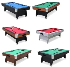 MOQ 1unit Factory Price Indoor Home Play Auto Ball Return 2.1M Pool Billiard Table