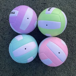 Macaron Volleyball No.5 Thickened 2.7 Student Training Competition Standard Soft Volleyball Machine Sewing Volleyball