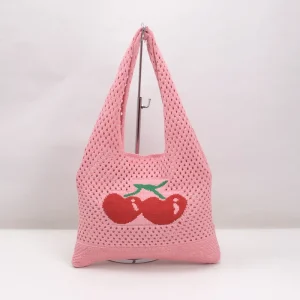 Machine Made Shoulder Bag Tote Bag Shopping Bags Daily Bag Women Bag Four Seasons Flying Woven Fabric Bag