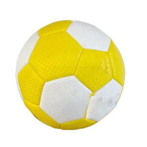 Machine Stitched Custom Yellow Eco Friendly Lightweight Team Sports Synthetic Leather Handball Balls Diameter 5 9.9in