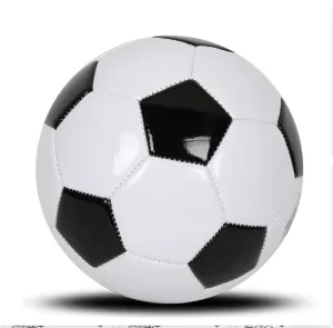 Machine Stitched PVC PU Competition Football Size 5 Adult Kick Resistant Wear Resistant Training Ball for School