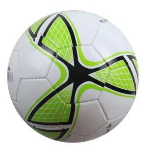 Machine Stitched Size Five 1.6MM PVC Leather 260-280g Football Soccer Ball