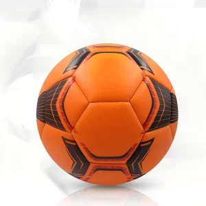Machine Stitched Thermal Bonded Low Bounce Futsal PU Leather Indoor Training Soccer Size 5 Customize Color Deflated Packing