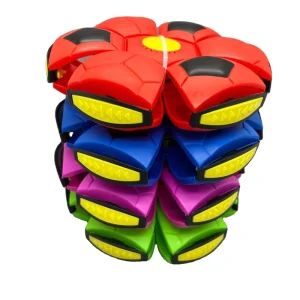 Magic Rubber Plastic Squeaker Bounce Ball For Outdoor Dog Fun