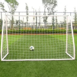 Manufacture Plastic Large Foldable PVC Sports Mini Soccer Goal W245cm X H155cm Customizable Color & Logo for Kids