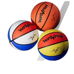 Manufacturer’s Custom Logo Eco friendly Rubber Basketball for Kids Sizes 4 6 for Outdoor Training Kindergarten Use