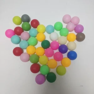 Matte Colorful 100pcs Bag Table Tennis Balls PP Ping Pong Balls with Custom Logo