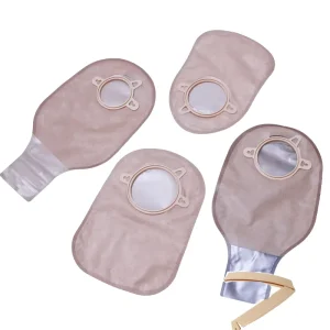 Medical Disposable Nonwoven Hydrocolloid Ostomy Bag 15-60mm CE ISO Certified Two-Piece Closed Hospital Pharmacy